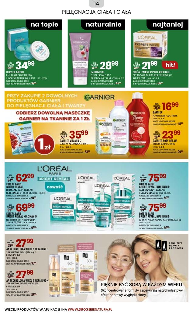 Gazetka promocyjna Drogerie Natura str. 14
