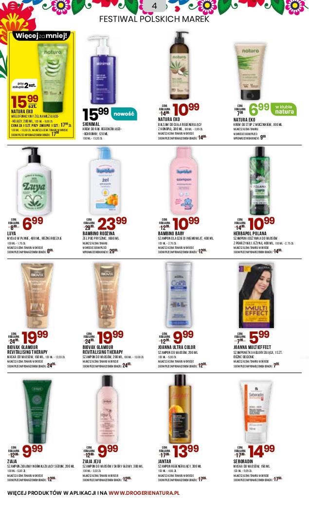 Gazetka promocyjna Drogerie Natura str. 4
