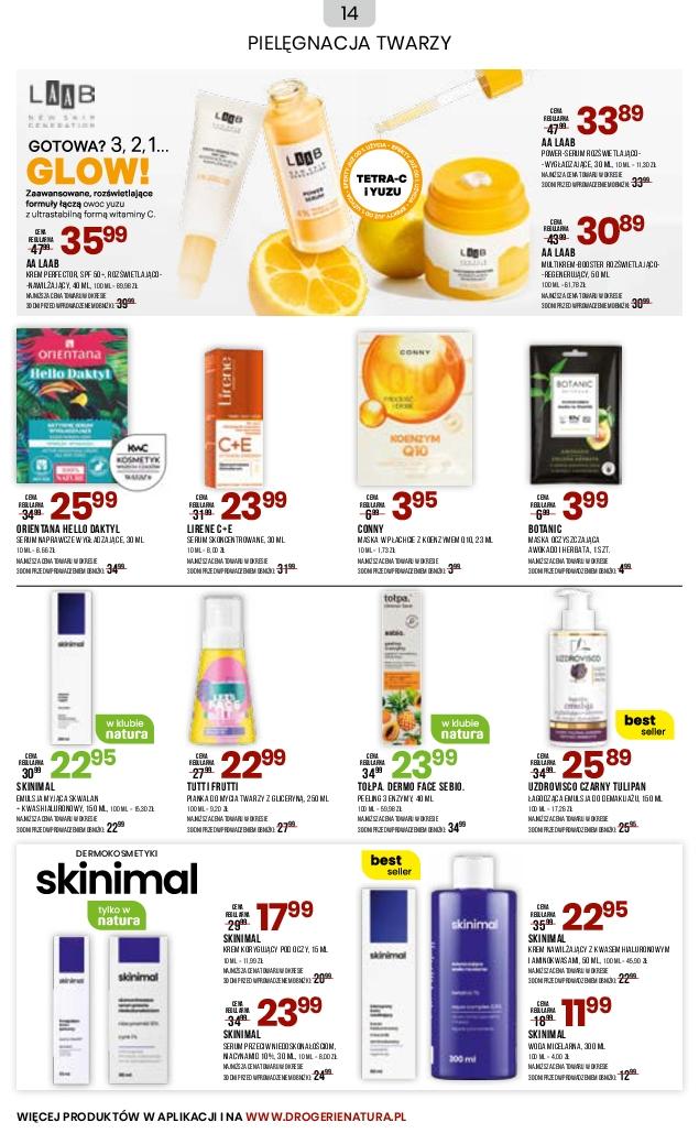 Gazetka promocyjna Drogerie Natura str. 14