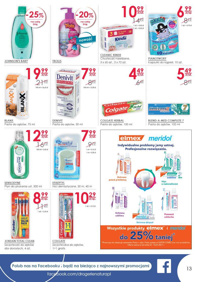 Gazetka promocyjna Drogerie Natura str. 13