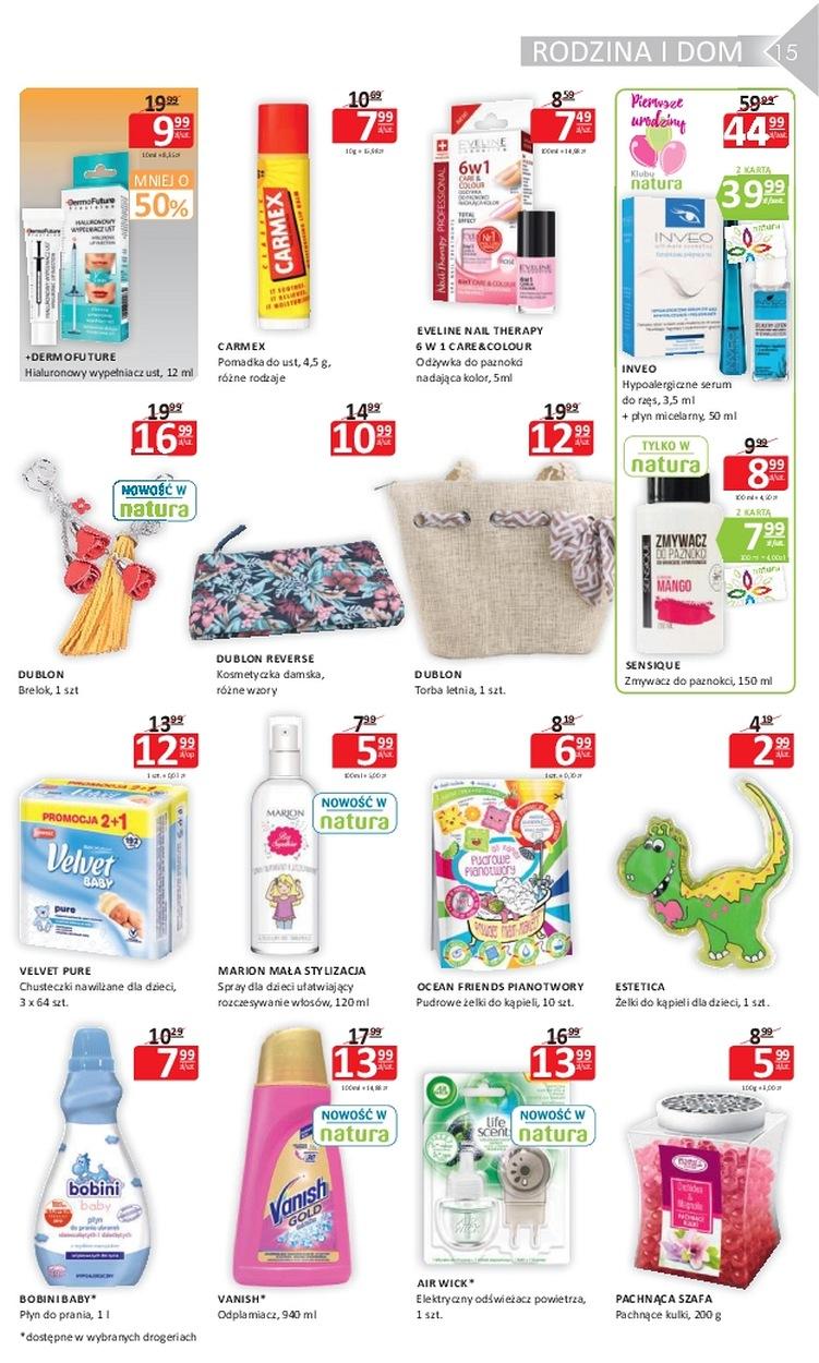 Gazetka promocyjna Drogerie Natura str. 15