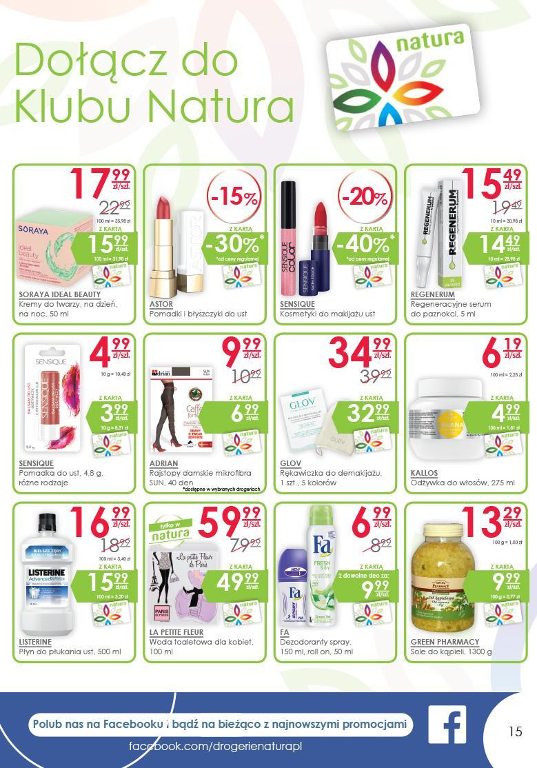 Gazetka promocyjna Drogerie Natura str. 15