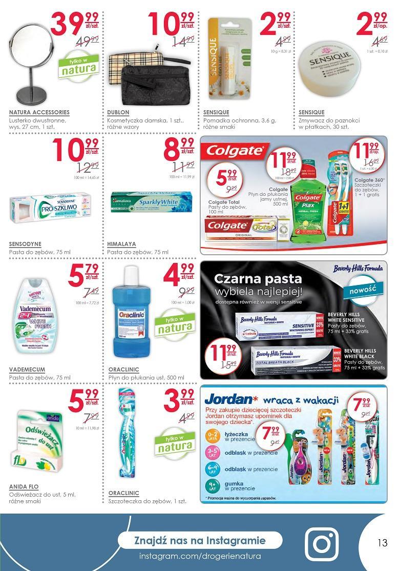 Gazetka promocyjna Drogerie Natura str. 13