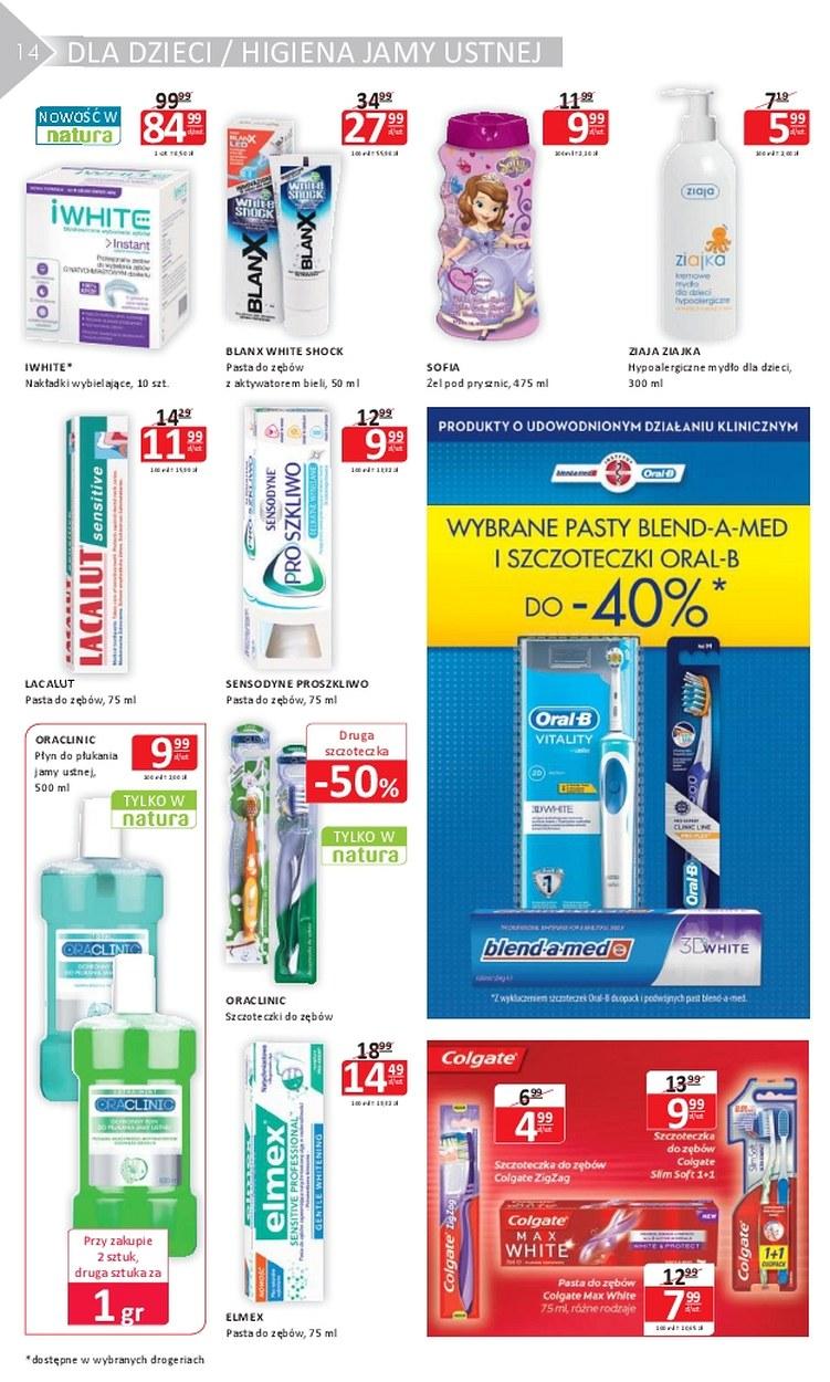 Gazetka promocyjna Drogerie Natura str. 14