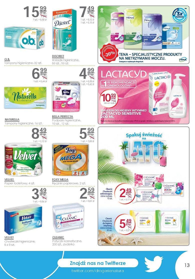 Gazetka promocyjna Drogerie Natura str. 13