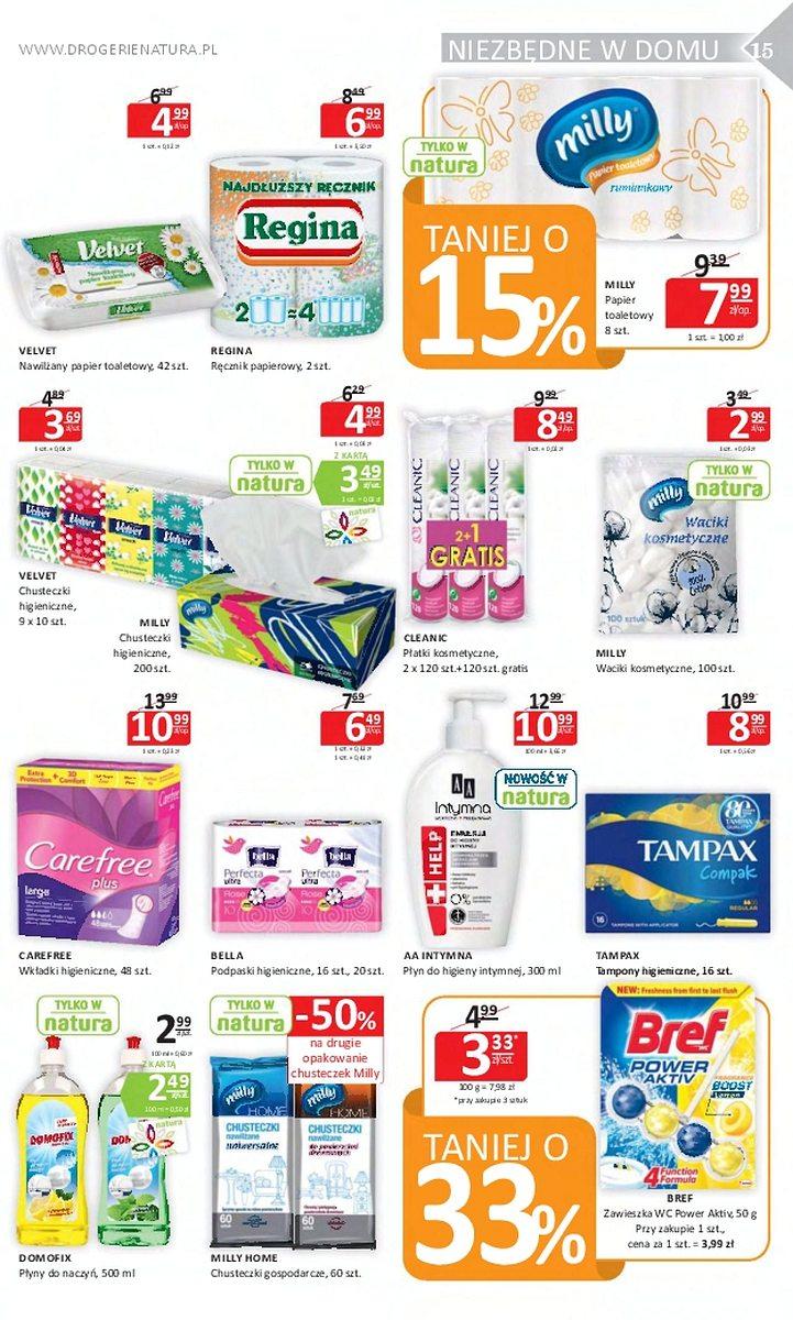 Gazetka promocyjna Drogerie Natura str. 15