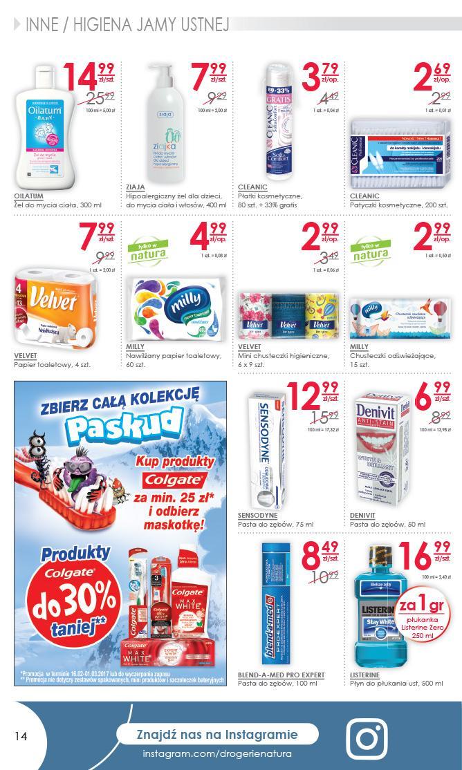 Gazetka promocyjna Drogerie Natura str. 14