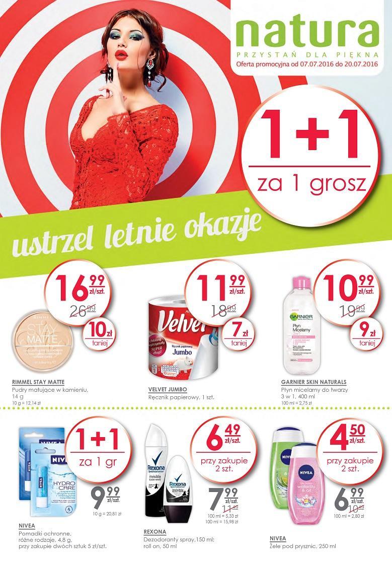 Gazetka promocyjna Drogerie Natura str. 1