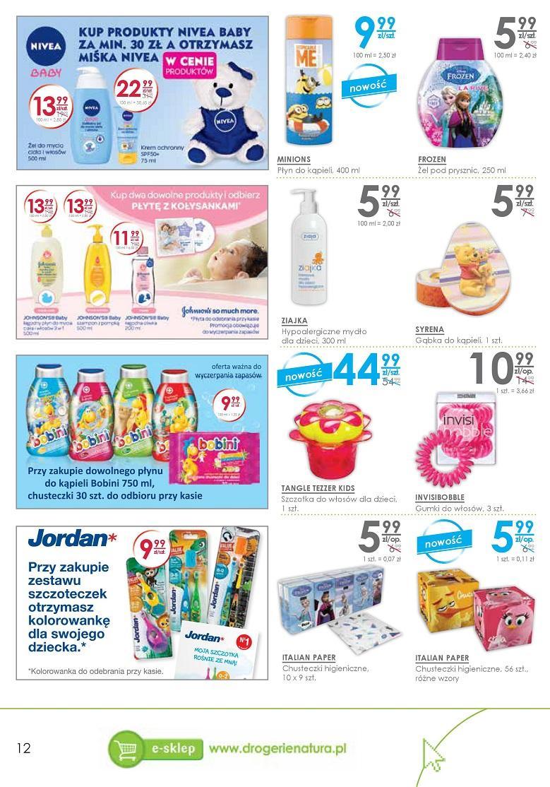 Gazetka promocyjna Drogerie Natura str. 12