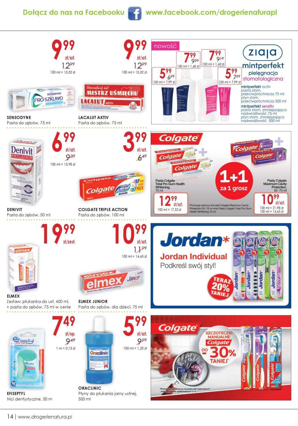 Gazetka promocyjna Drogerie Natura str. 14