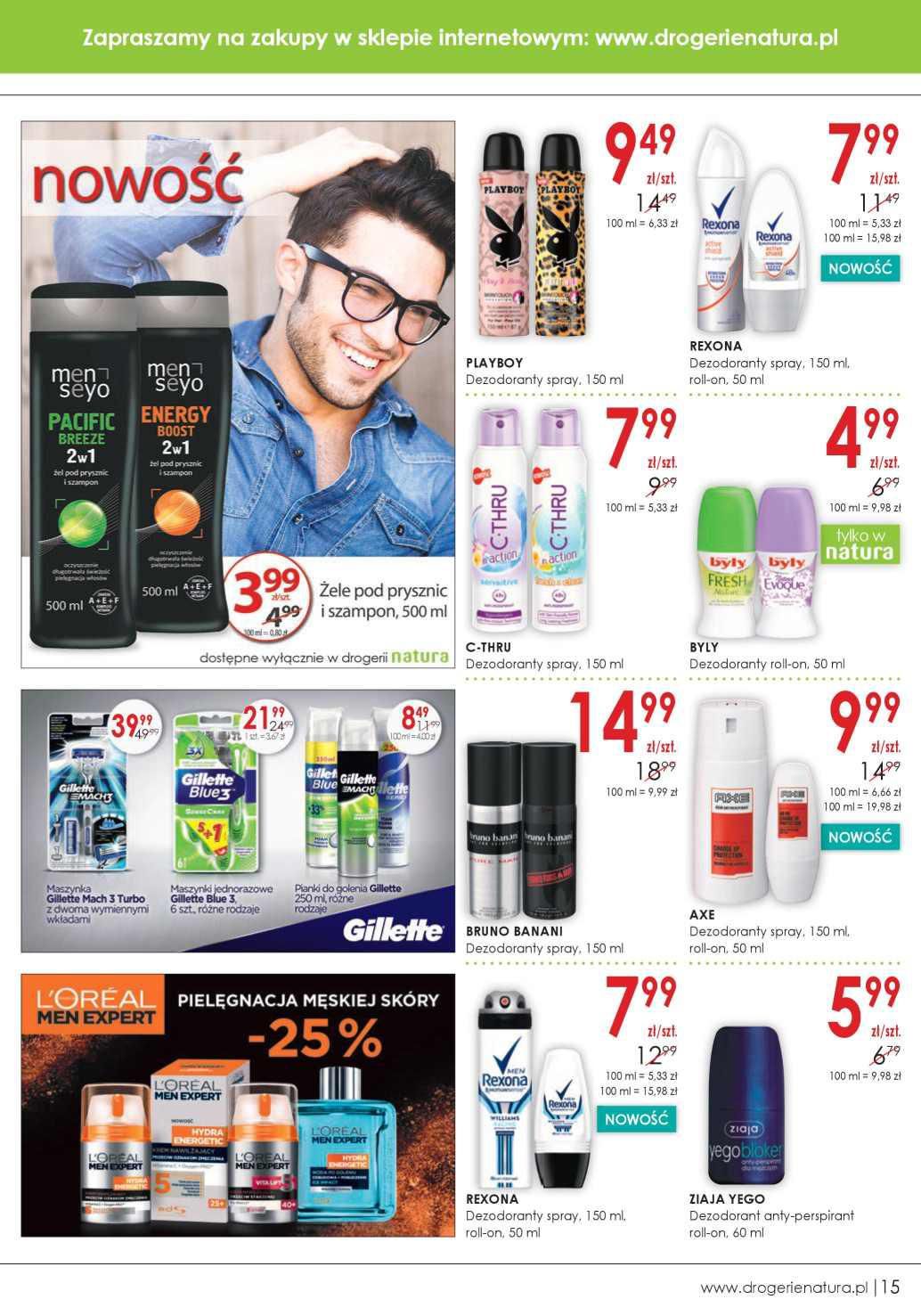 Gazetka promocyjna Drogerie Natura str. 15