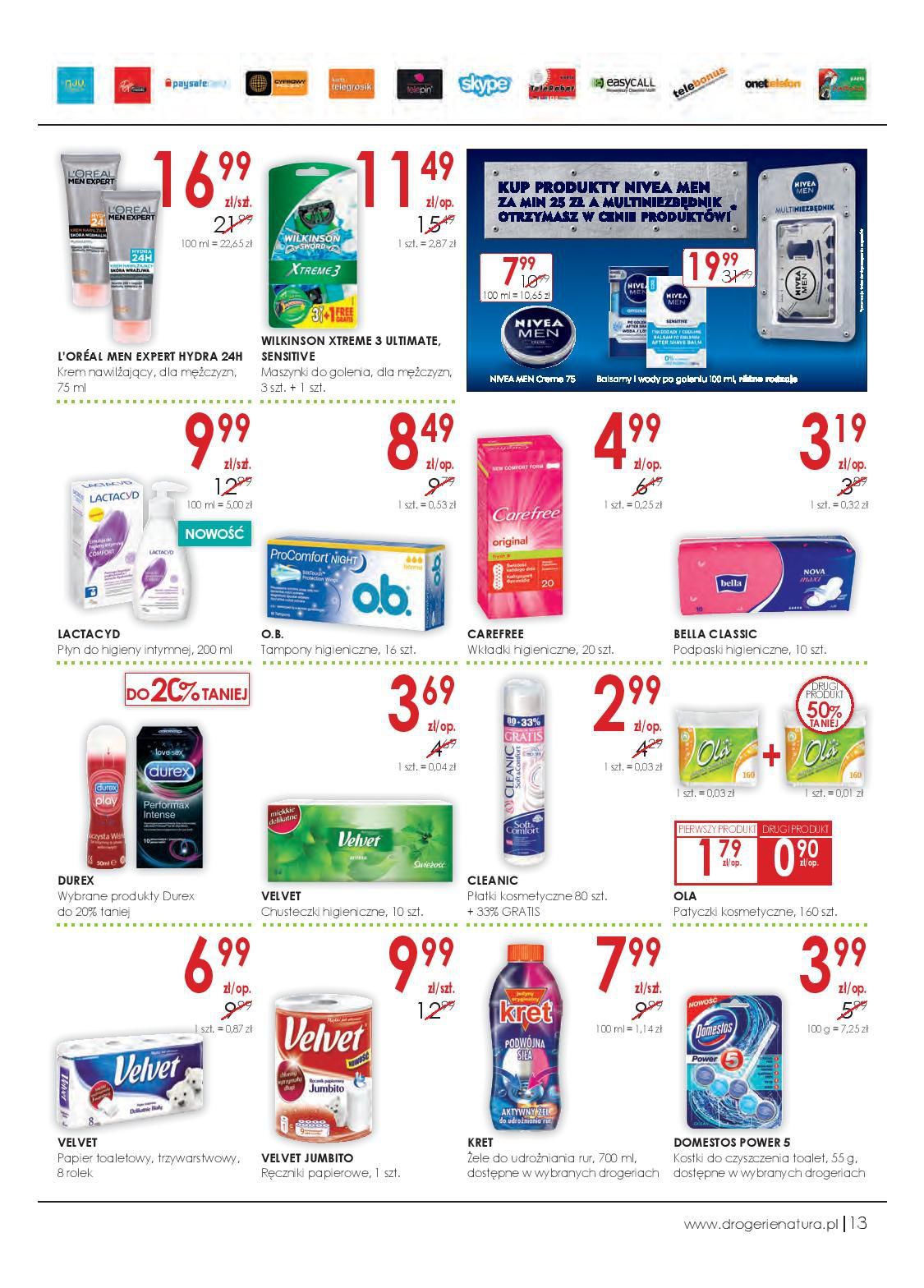 Gazetka promocyjna Drogerie Natura str. 13