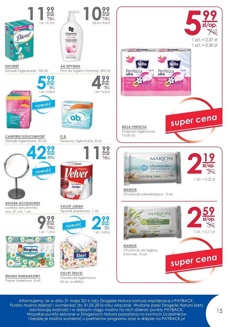 Gazetka promocyjna Drogerie Natura str. 15