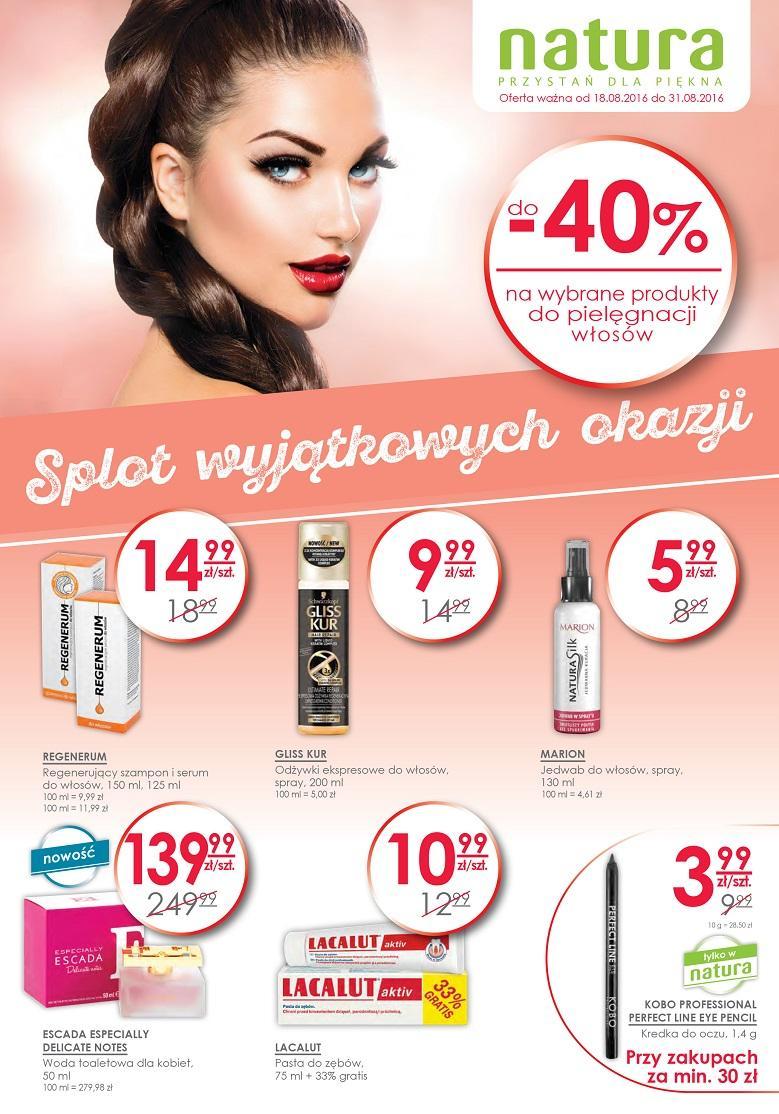 Gazetka promocyjna Drogerie Natura str. 1