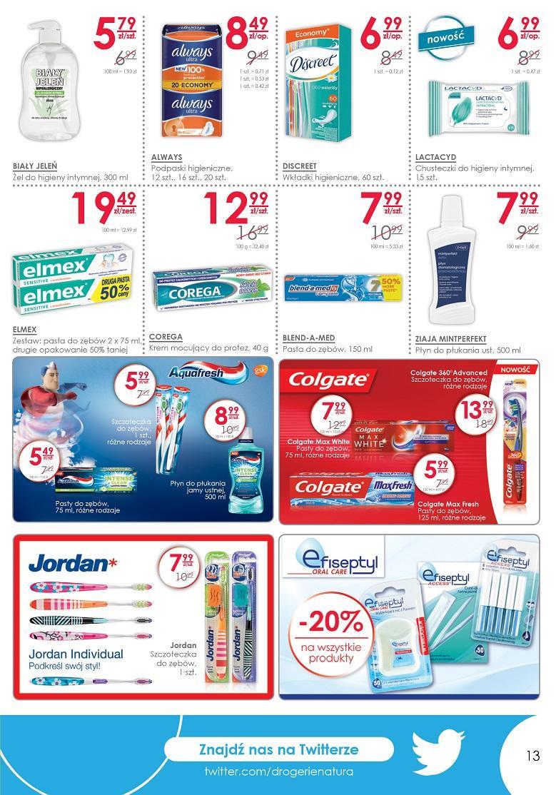 Gazetka promocyjna Drogerie Natura str. 13