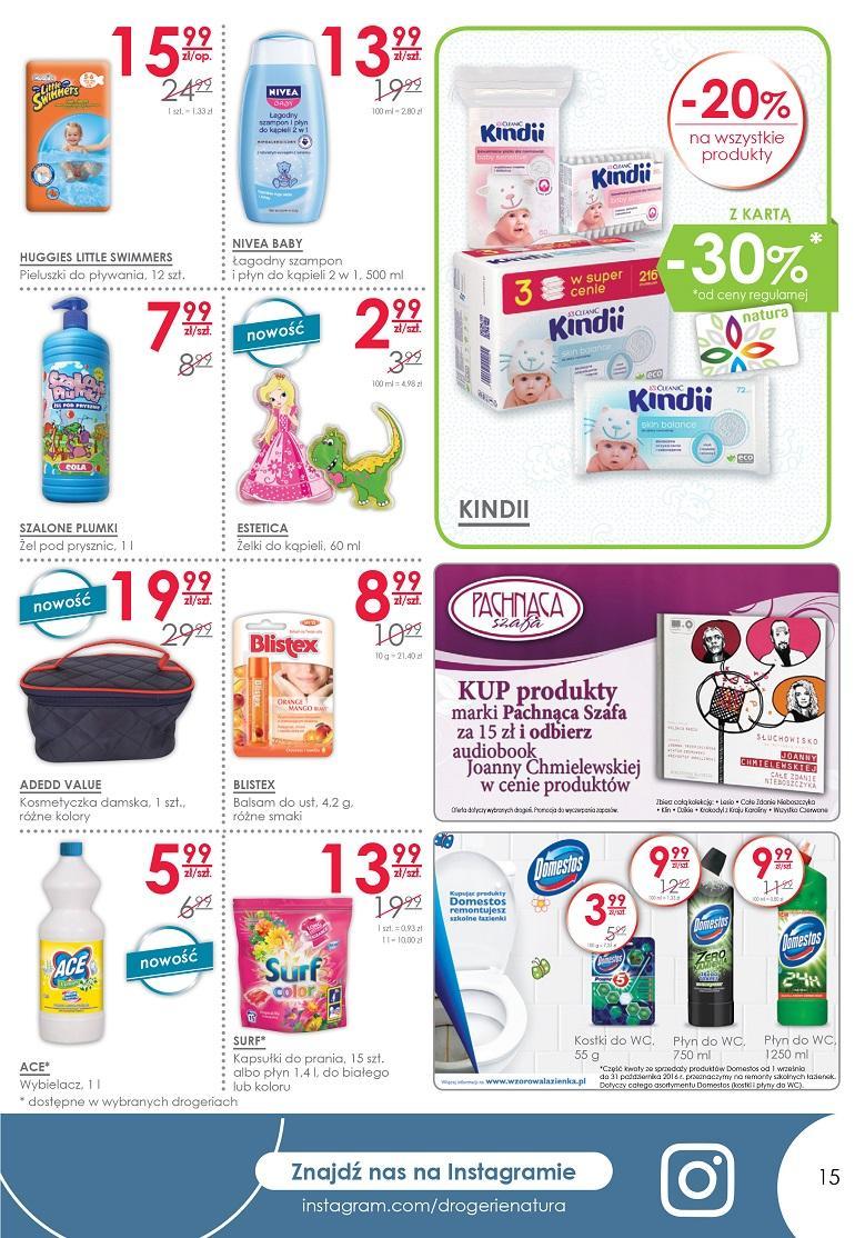Gazetka promocyjna Drogerie Natura str. 15