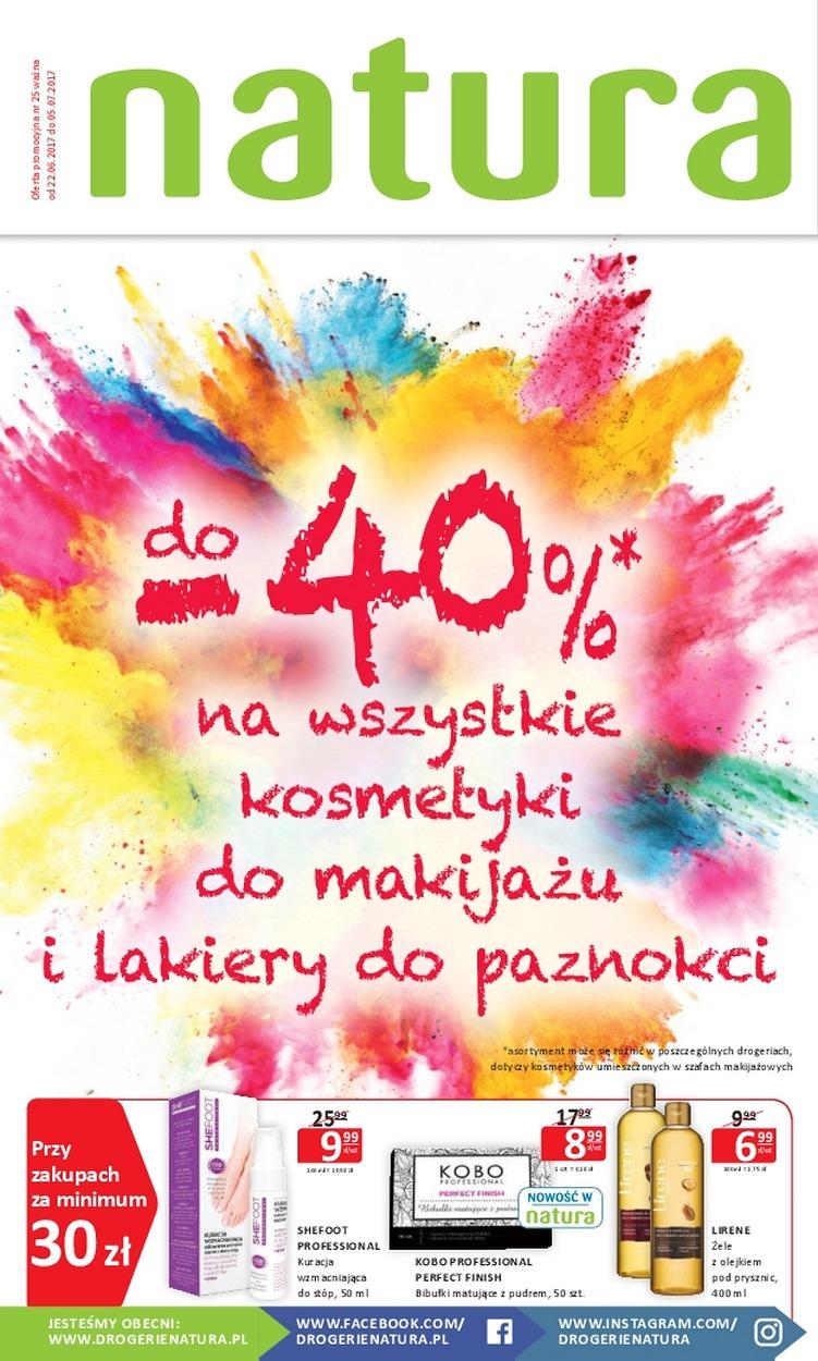 Gazetka promocyjna Drogerie Natura str. 1