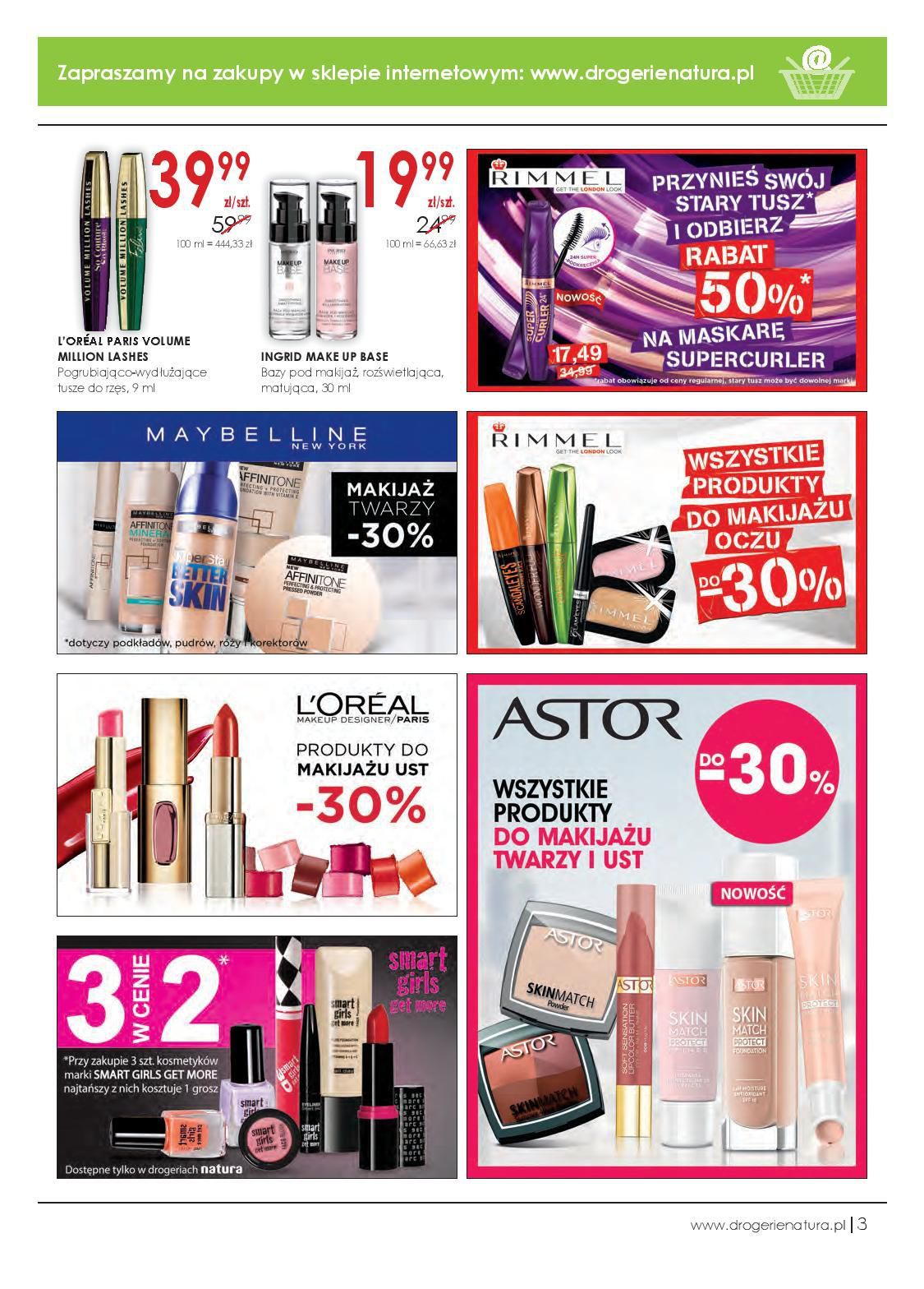 Gazetka promocyjna Drogerie Natura str. 3