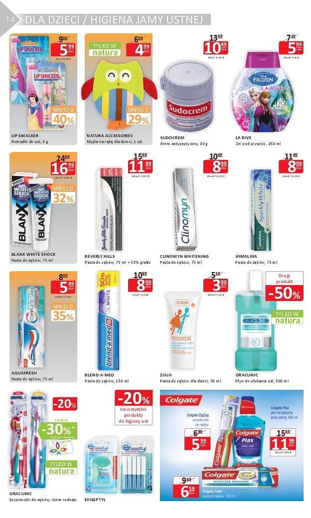 Gazetka promocyjna Drogerie Natura str. 14