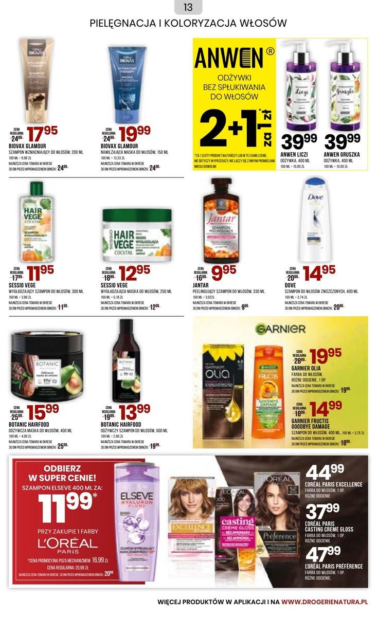 Gazetka promocyjna Drogerie Natura str. 13