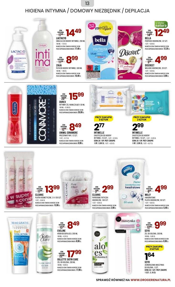 Gazetka promocyjna Drogerie Natura str. 13