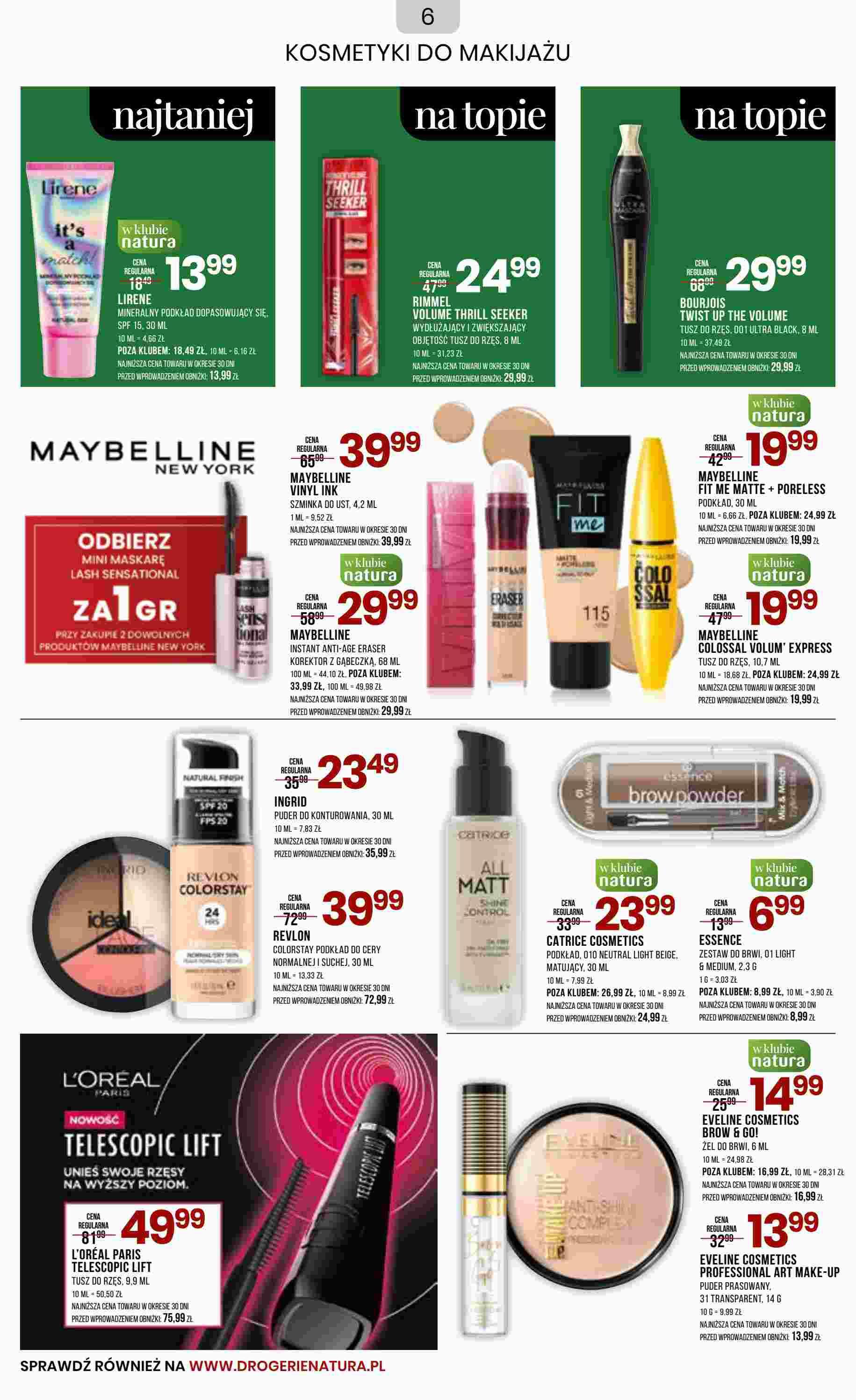 Gazetka promocyjna Drogerie Natura str. 6