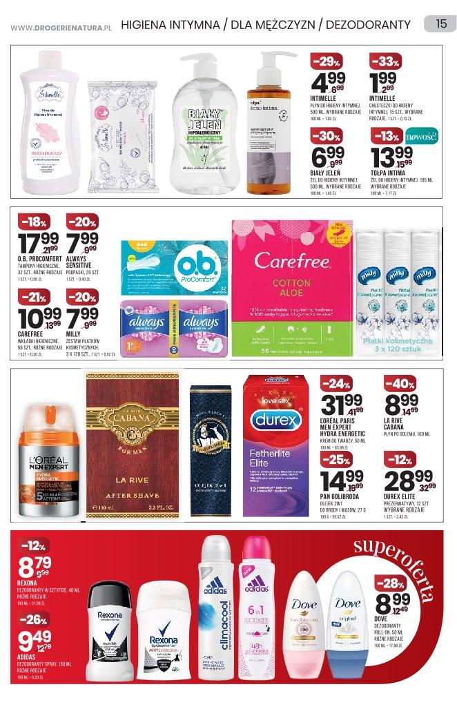 Gazetka promocyjna Drogerie Natura str. 15