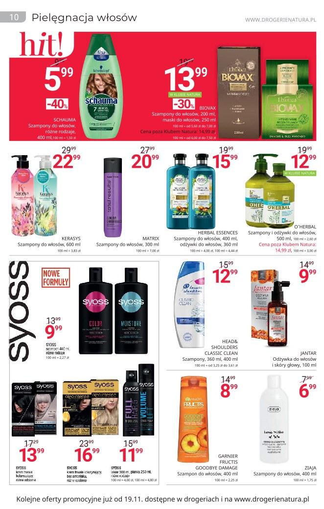 Gazetka promocyjna Drogerie Natura str. 10