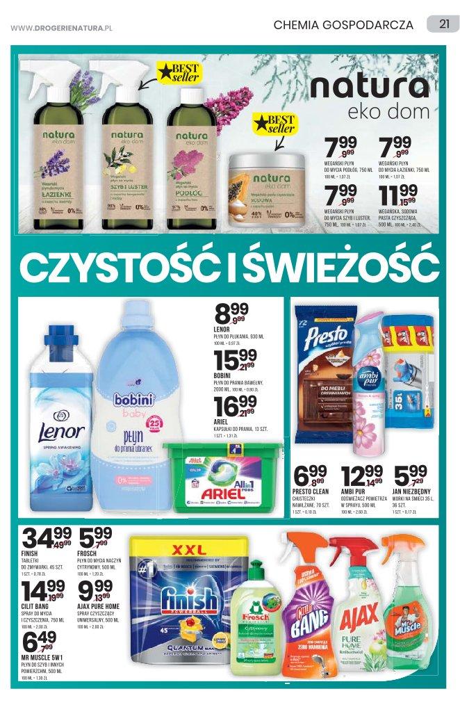 Gazetka promocyjna Drogerie Natura str. 21