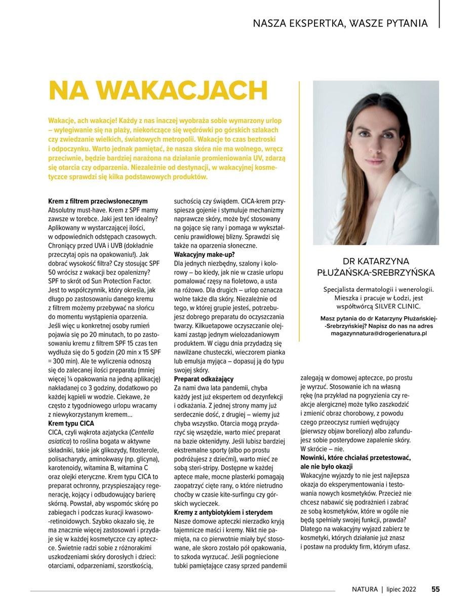Gazetka promocyjna Drogerie Natura str. 55