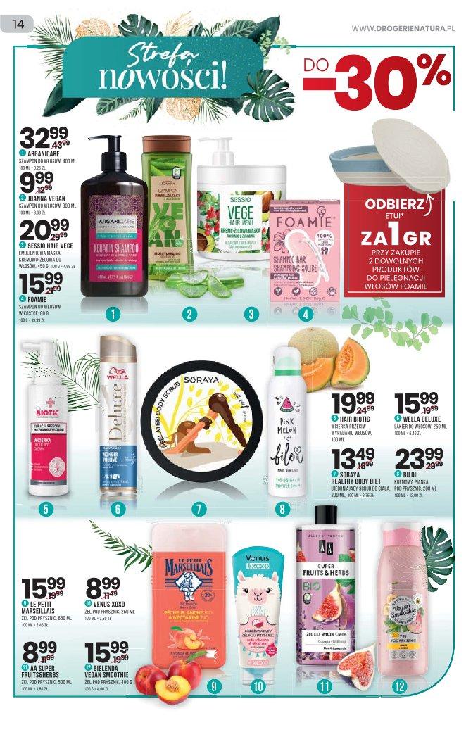 Gazetka promocyjna Drogerie Natura str. 14