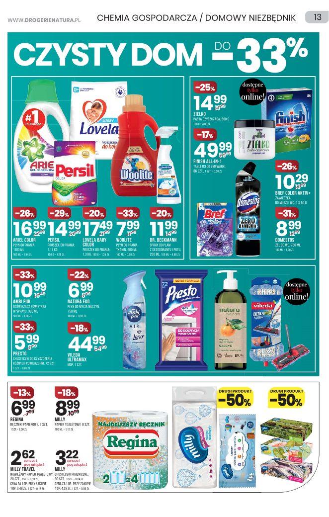 Gazetka promocyjna Drogerie Natura str. 13