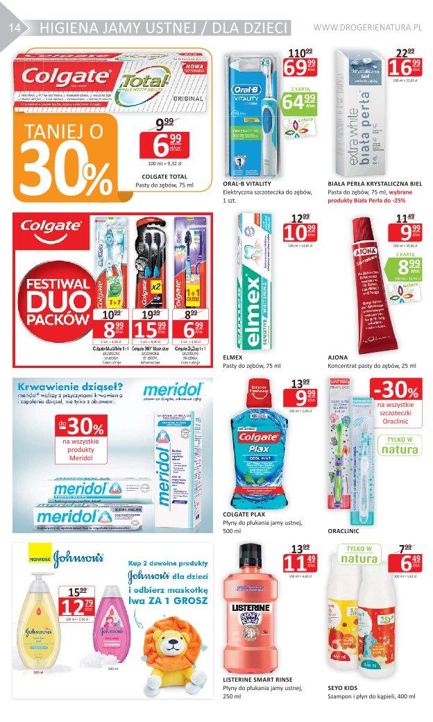 Gazetka promocyjna Drogerie Natura str. 14