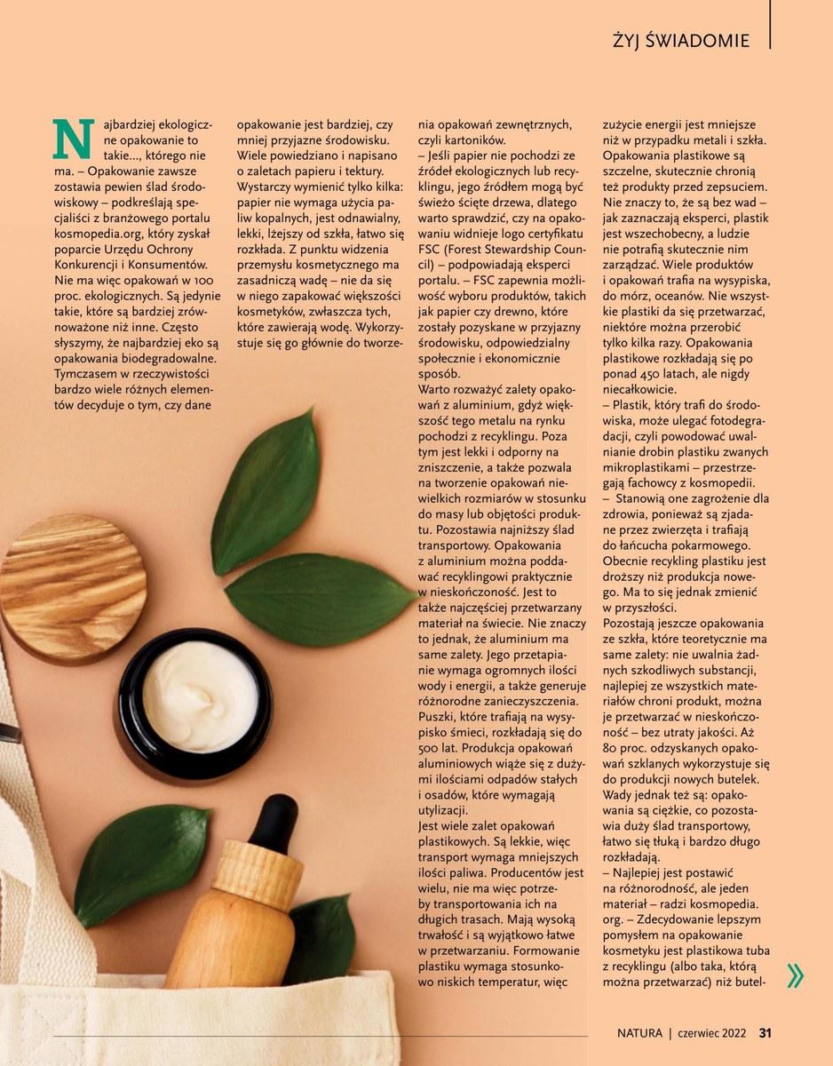 Gazetka promocyjna Drogerie Natura str. 31