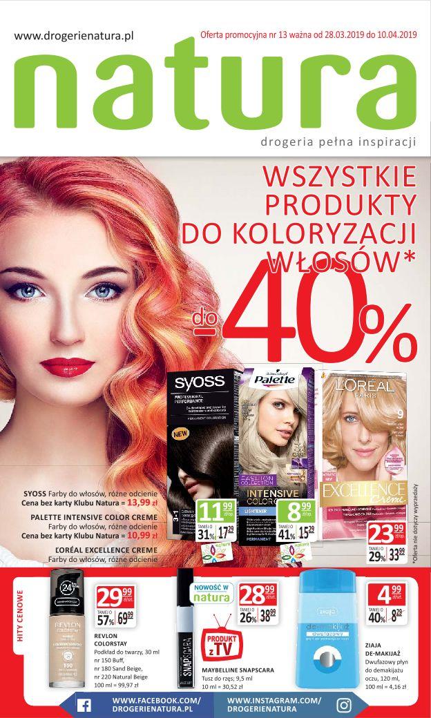 Gazetka promocyjna Drogerie Natura str. 1