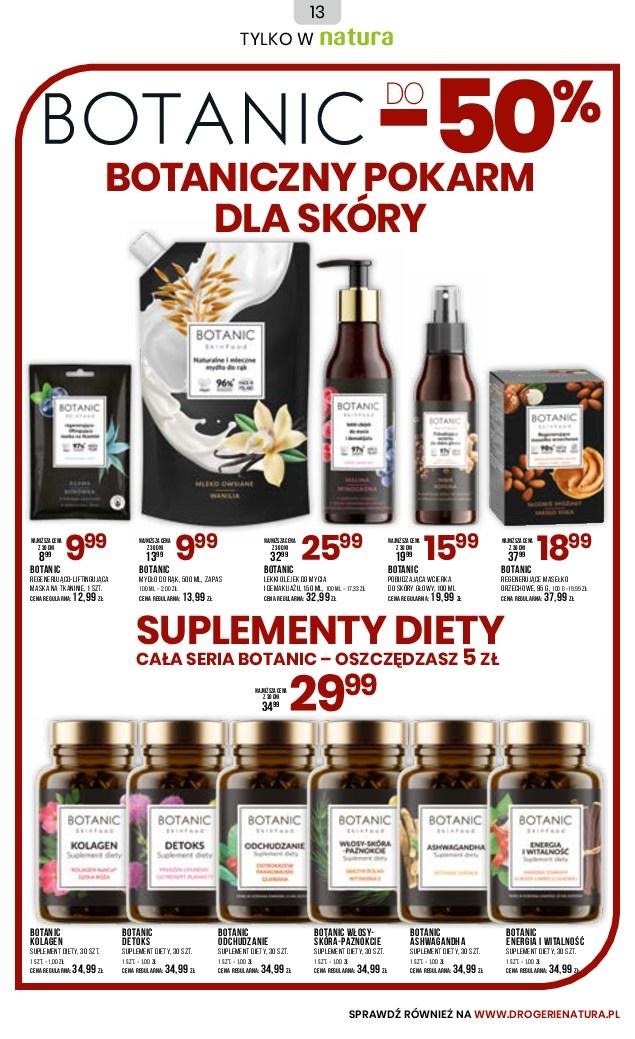 Gazetka promocyjna Drogerie Natura str. 13