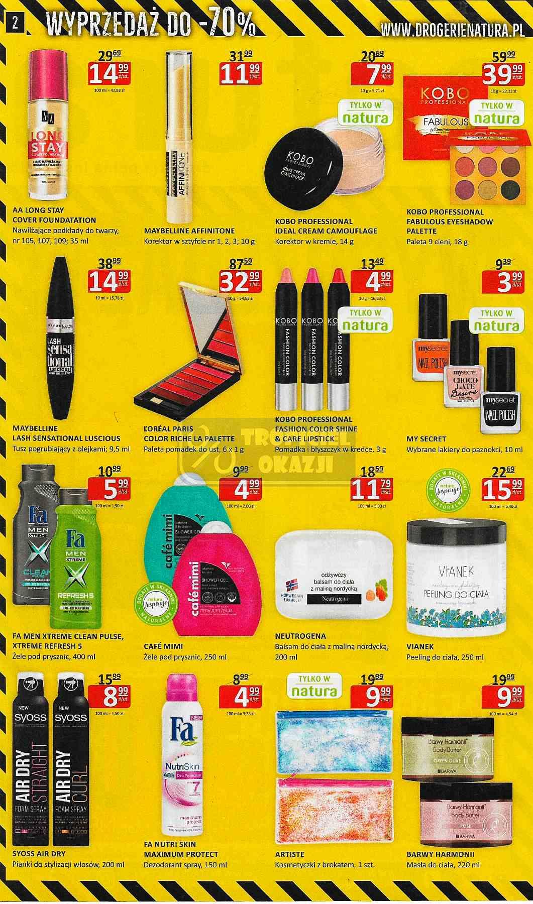 Gazetka promocyjna Drogerie Natura str. 2