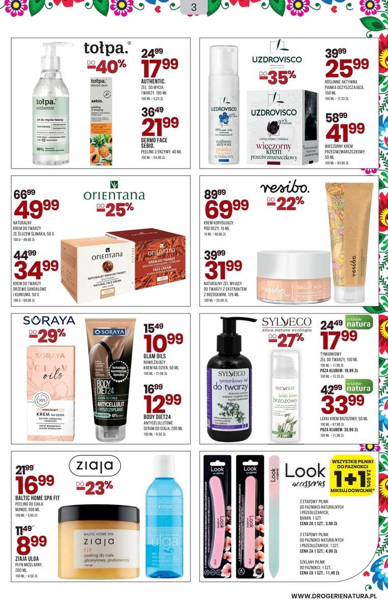 Gazetka promocyjna Drogerie Natura str. 3