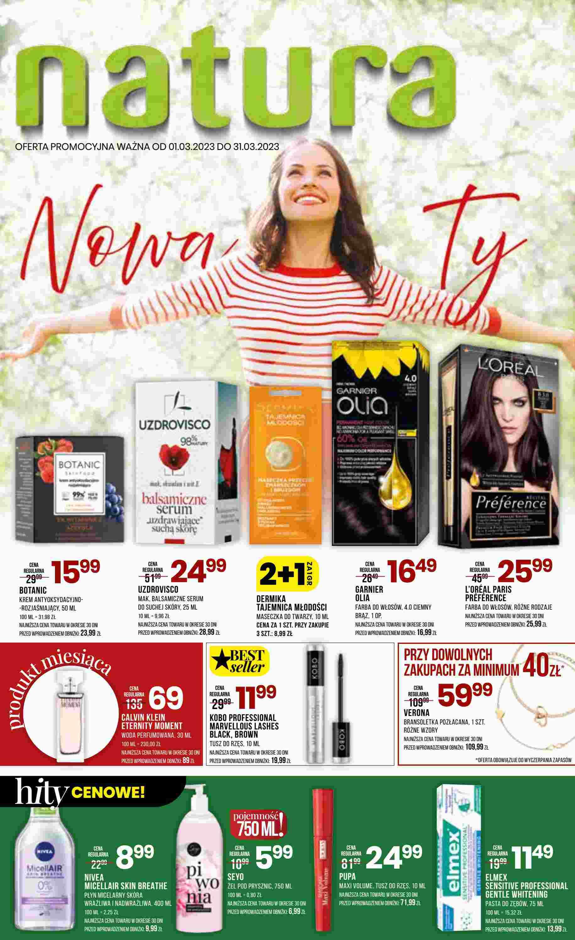 Gazetka promocyjna Drogerie Natura str. 1