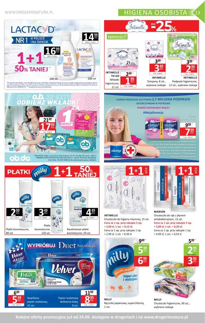 Gazetka promocyjna Drogerie Natura str. 13