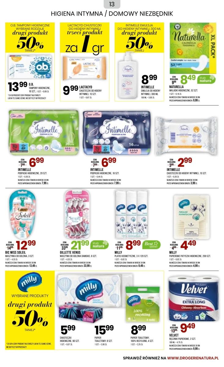 Gazetka promocyjna Drogerie Natura str. 13