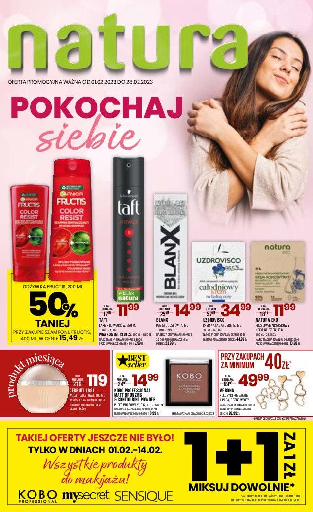 Gazetka promocyjna Drogerie Natura str. 1