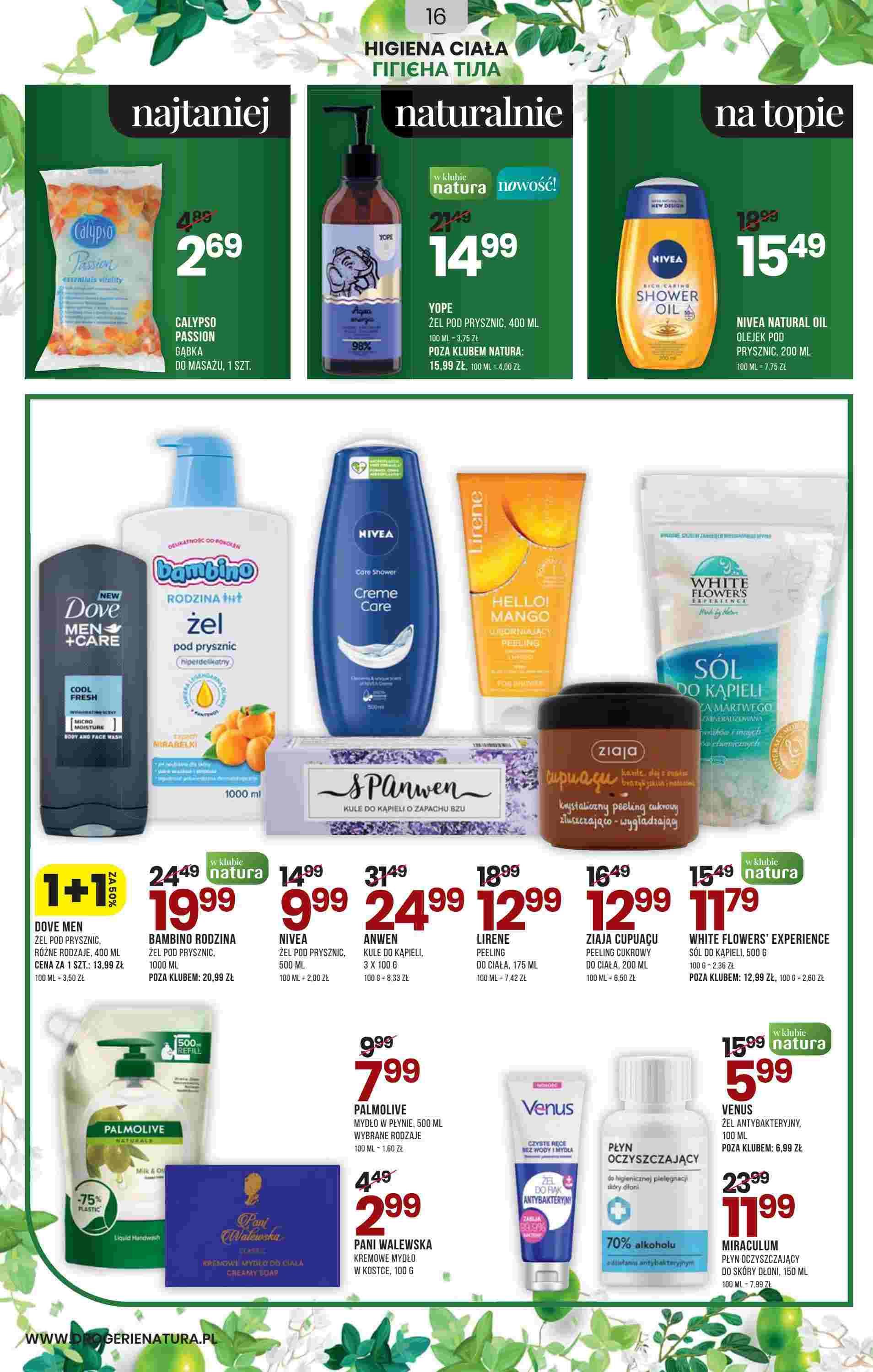 Gazetka promocyjna Drogerie Natura str. 16
