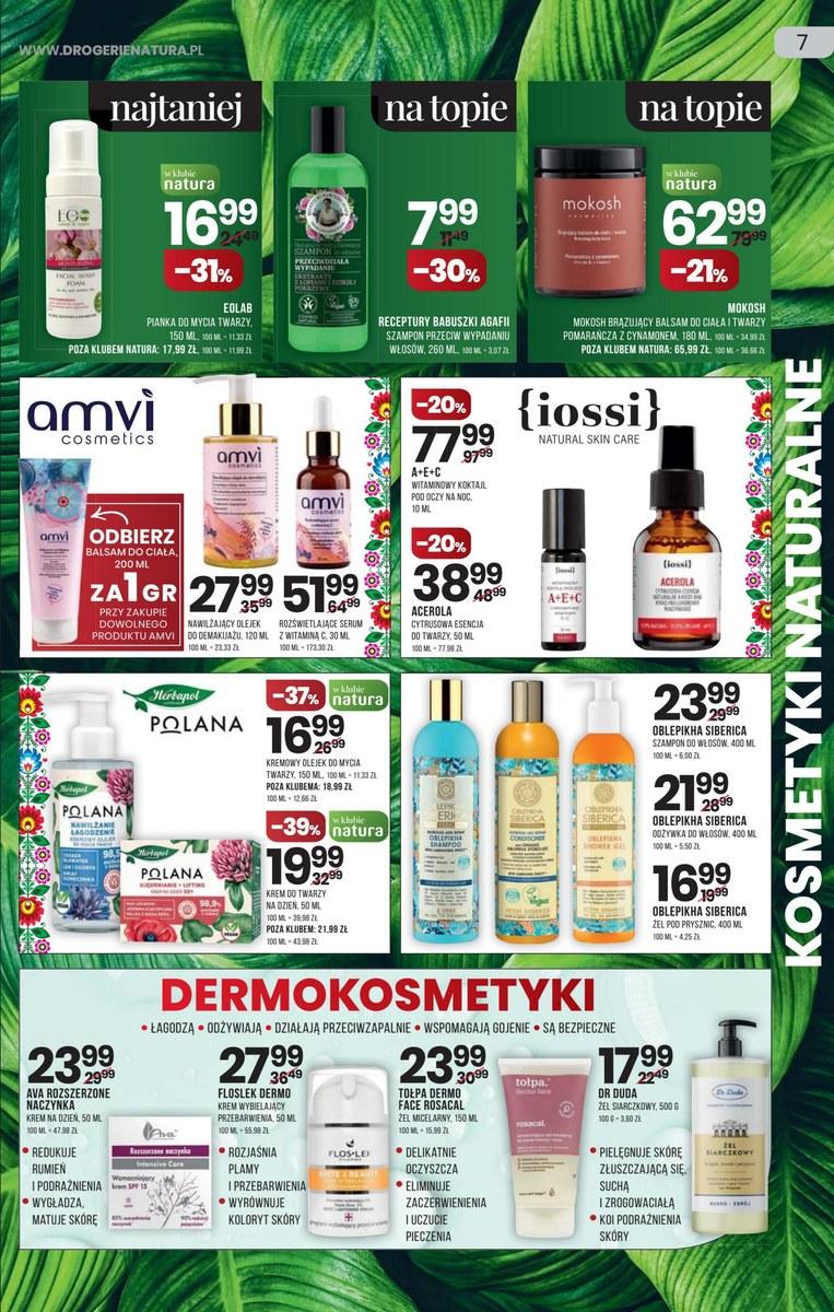 Gazetka promocyjna Drogerie Natura str. 7