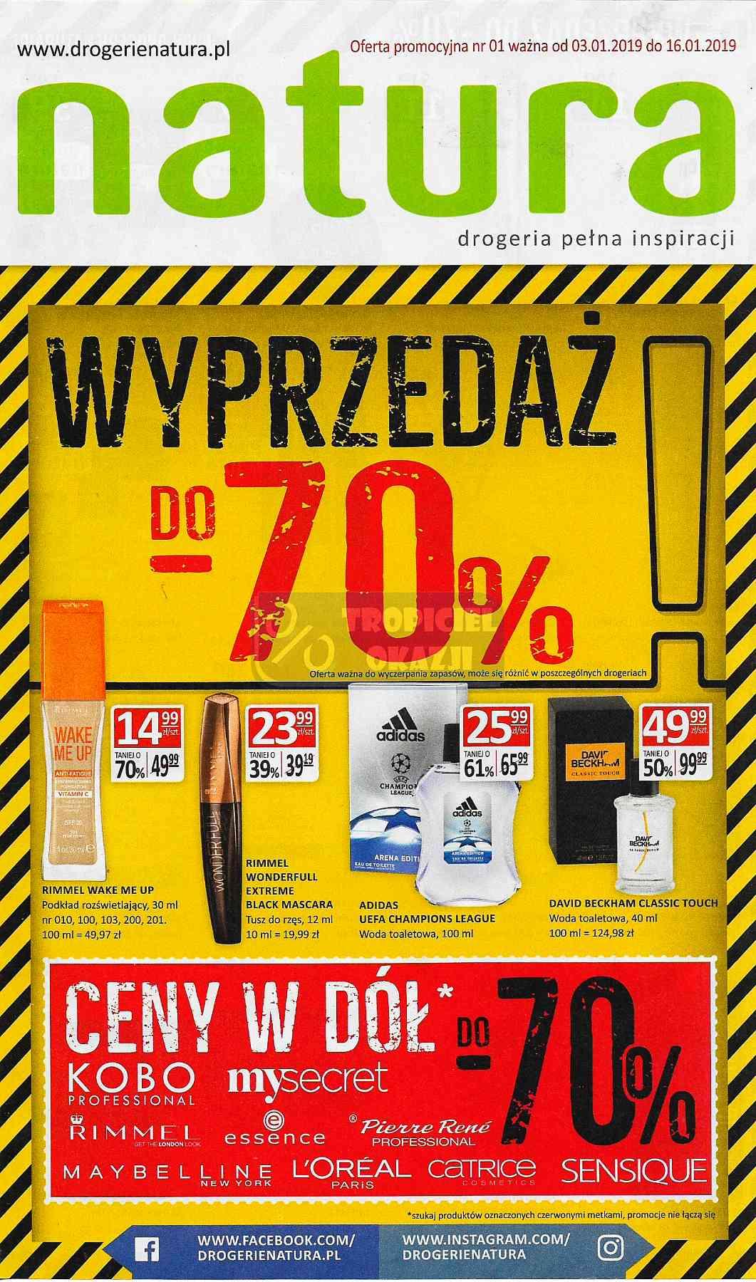 Gazetka promocyjna Drogerie Natura str. 1
