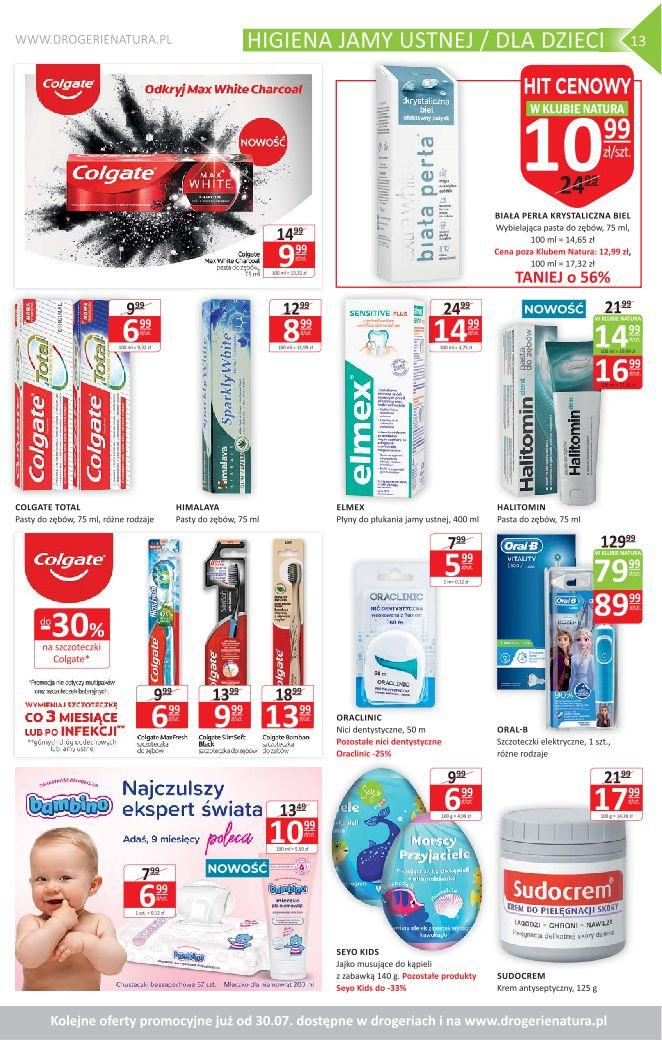 Gazetka promocyjna Drogerie Natura str. 13