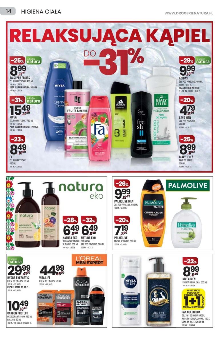 Gazetka promocyjna Drogerie Natura str. 14