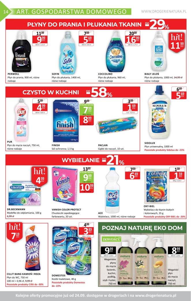 Gazetka promocyjna Drogerie Natura str. 14
