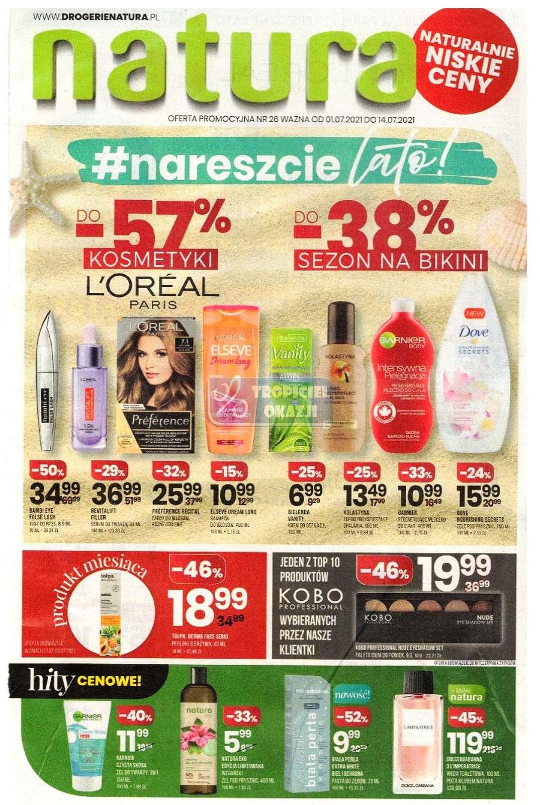 Gazetka promocyjna Drogerie Natura str. 1