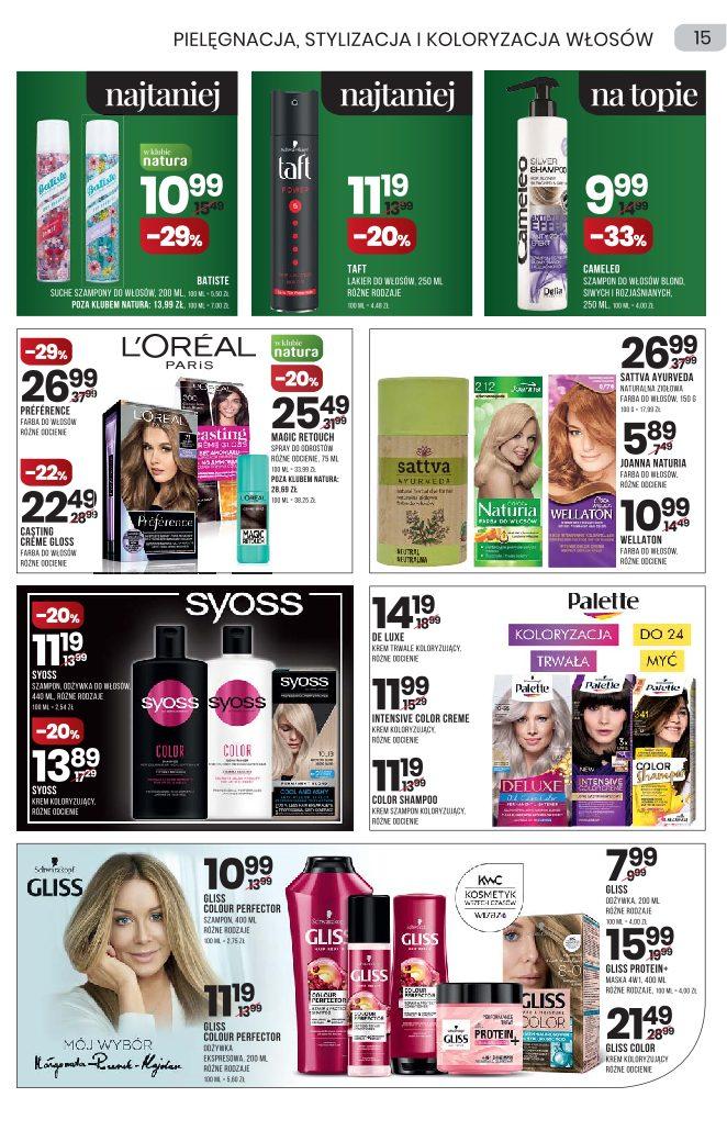 Gazetka promocyjna Drogerie Natura str. 15